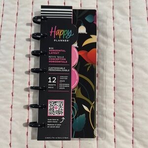 Happy Planner 2025 Skinny Mini Horizontal Layout